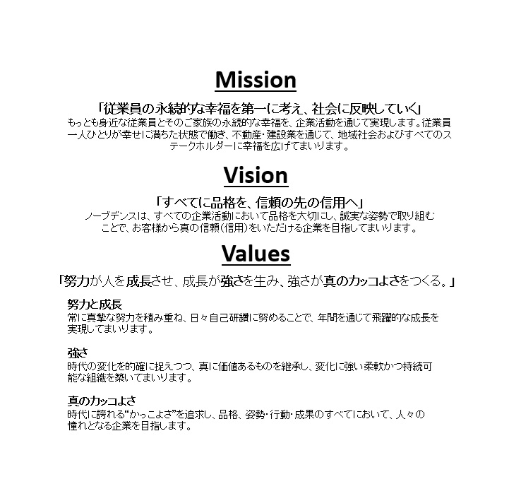 Mission Vision Values
